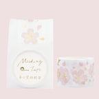 Cherry Blossom Washi Tape with Custom Stickers