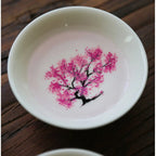 Hot & Cold Color Changing Dish - Japanese Sakura Cherry Blossom Tea Saucer