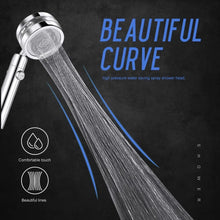 Load image into Gallery viewer, High Pressure Shower Head Adjustable 360° Rotation Turbine Water Saving Shower
