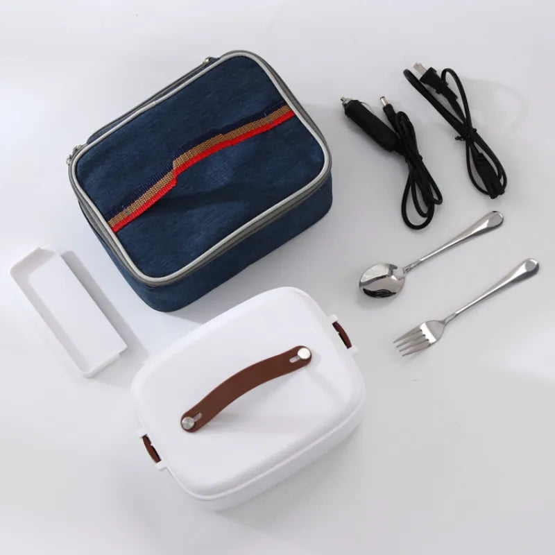 Heated Bento Box - Electric Portable Lunch Box - Japanese Style