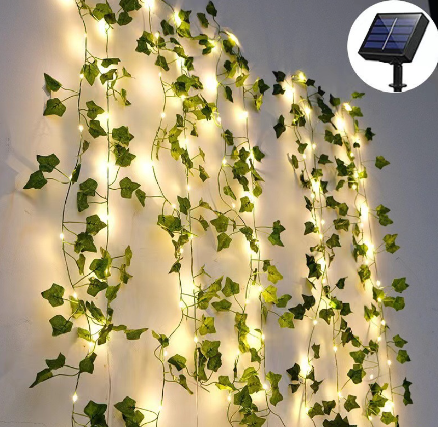 LED Leaf Copper Wire String Lights