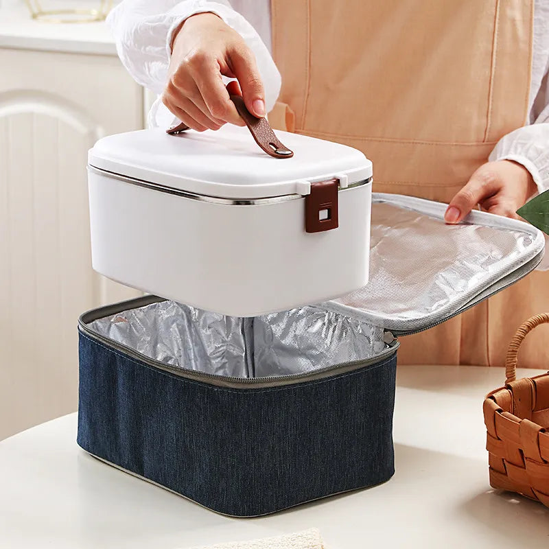 Heated Bento Box - Electric Portable Lunch Box - Japanese Style
