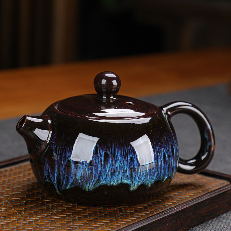 Traditional Blue Japanese Tea Set