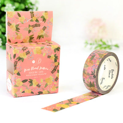 Washi Tape with Romantic Cherry Blossom Design for DIY
