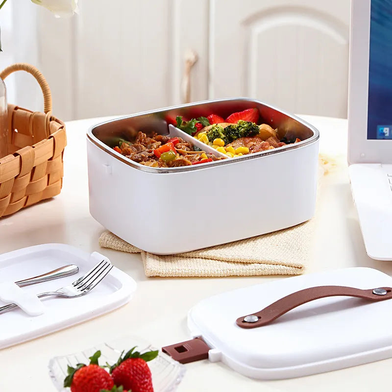 Heated Bento Box - Electric Portable Lunch Box - Japanese Style