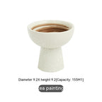 Japanese-style Ceramic Tall Bowl for Snacks