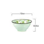 Sakura Blossom Underglaze Rice Bowl