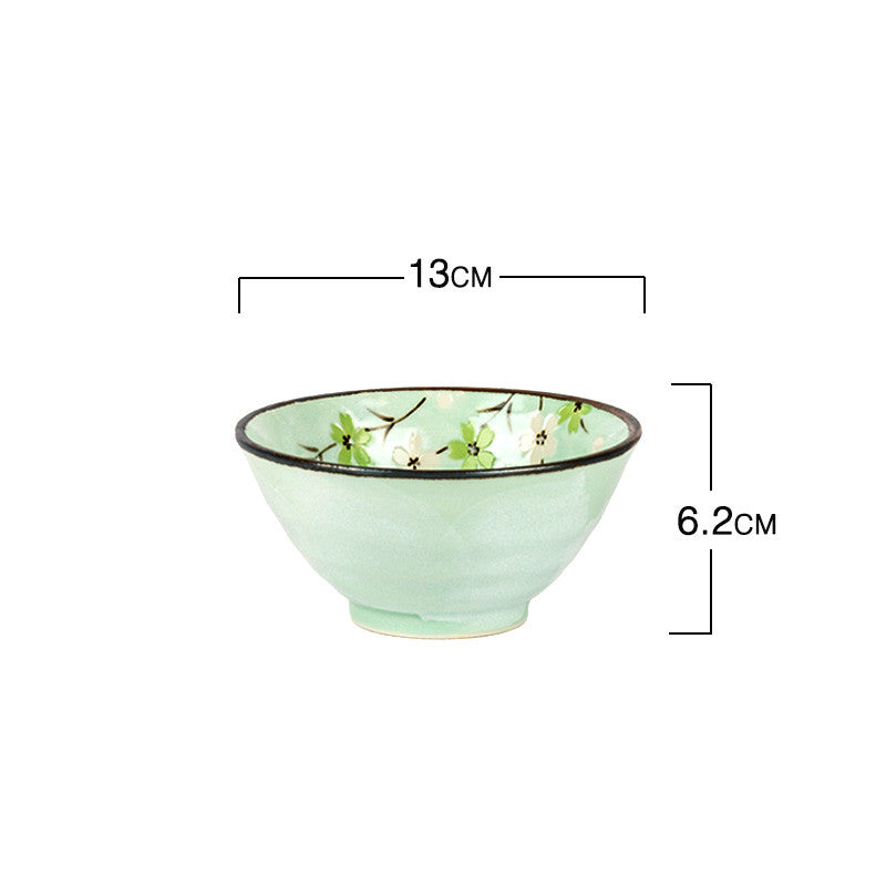 Sakura Blossom Underglaze Rice Bowl