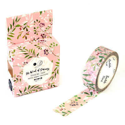 Washi Tape with Romantic Cherry Blossom Design for DIY