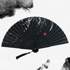 Cherry Blossom Bamboo Hand Fan