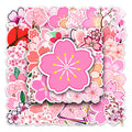 50 Cherry Blossom Graffiti Stickers for DIY Projects