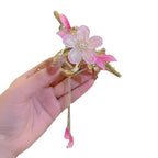 Peach Blossom Hair Clip