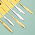 Cherry Blossom Shaped Stainless Steel Dessert Spoon