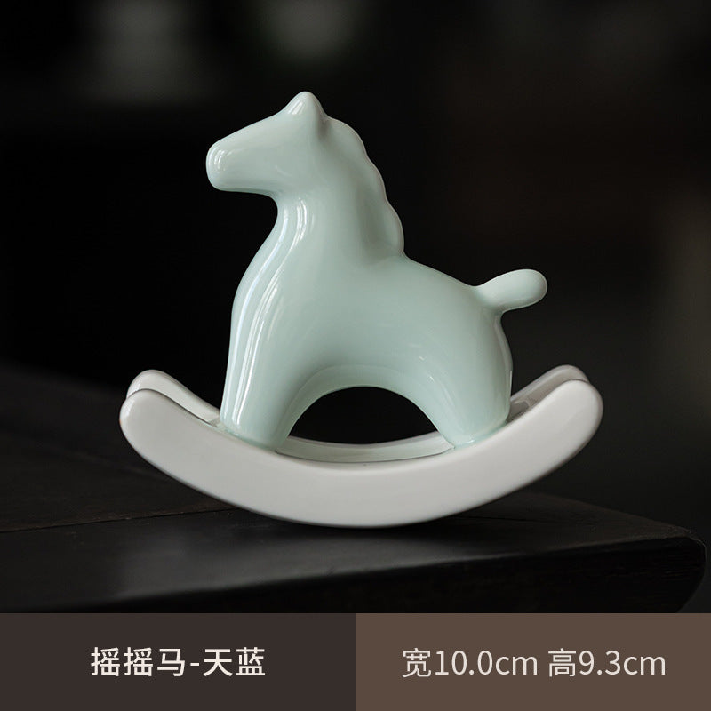 Japanese Tea Pet - Green Horse