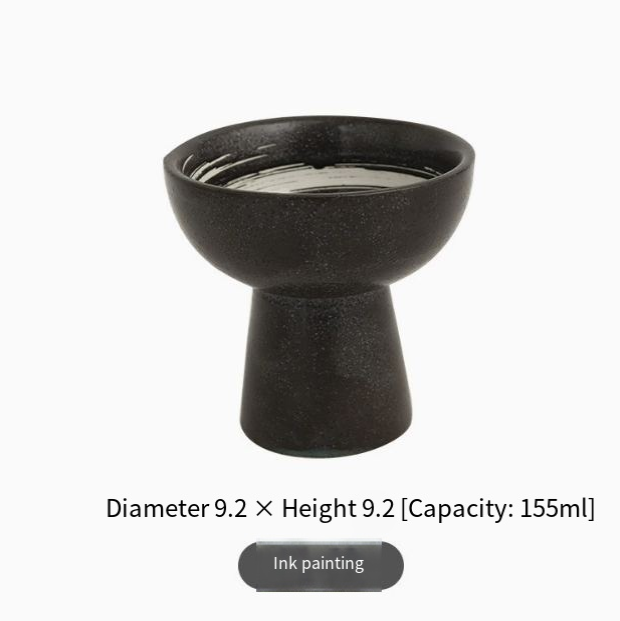 Japanese-style Ceramic Tall Bowl for Snacks