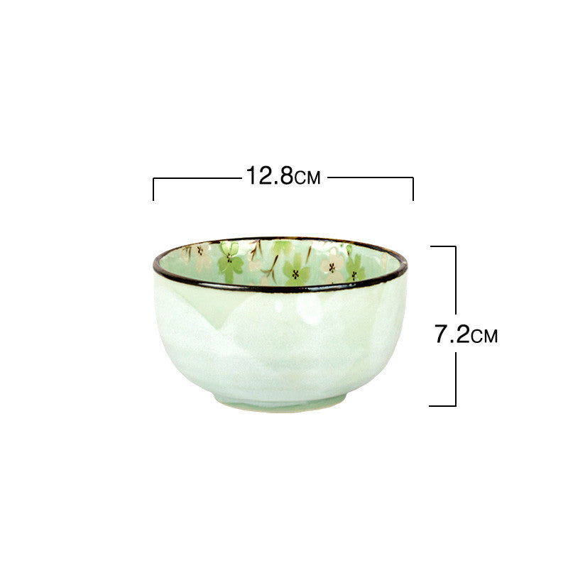 Sakura Blossom Underglaze Rice Bowl