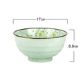Sakura Blossom Underglaze Rice Bowl
