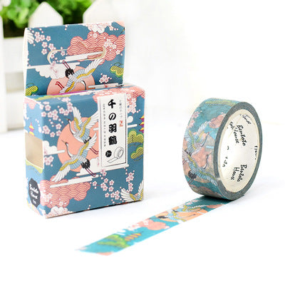 Washi Tape with Romantic Cherry Blossom Design for DIY