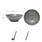 Large Japanese Ceramic Ramen Bowl