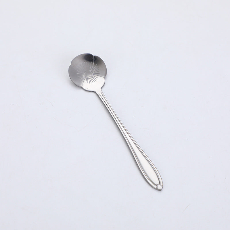 Cherry Blossom Design Stainless Steel Spoon - Flower Utensils - Flower Spoon