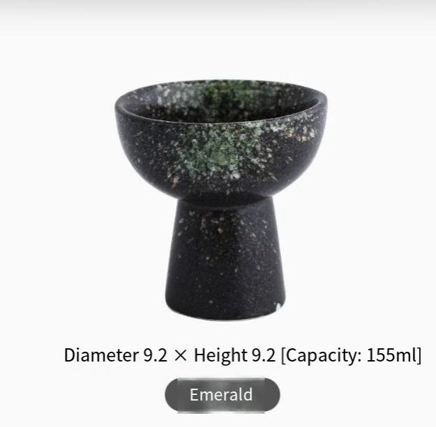 Japanese-style Ceramic Tall Bowl for Snacks