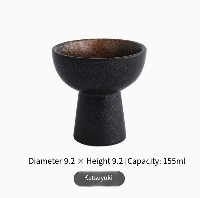 Japanese-style Ceramic Tall Bowl for Snacks