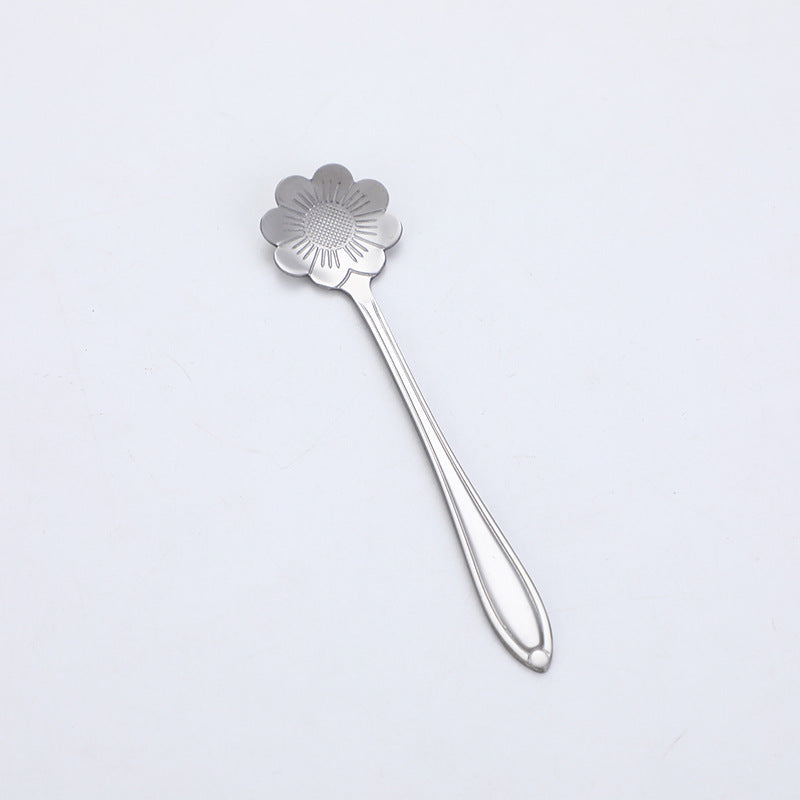 Cherry Blossom Design Stainless Steel Spoon - Flower Utensils - Flower Spoon