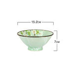 Sakura Blossom Underglaze Rice Bowl