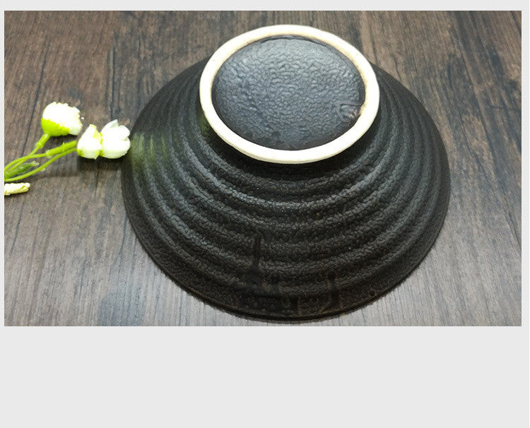 Japanese Traditional Ramen Bowl - Vintage Black Sakura Design