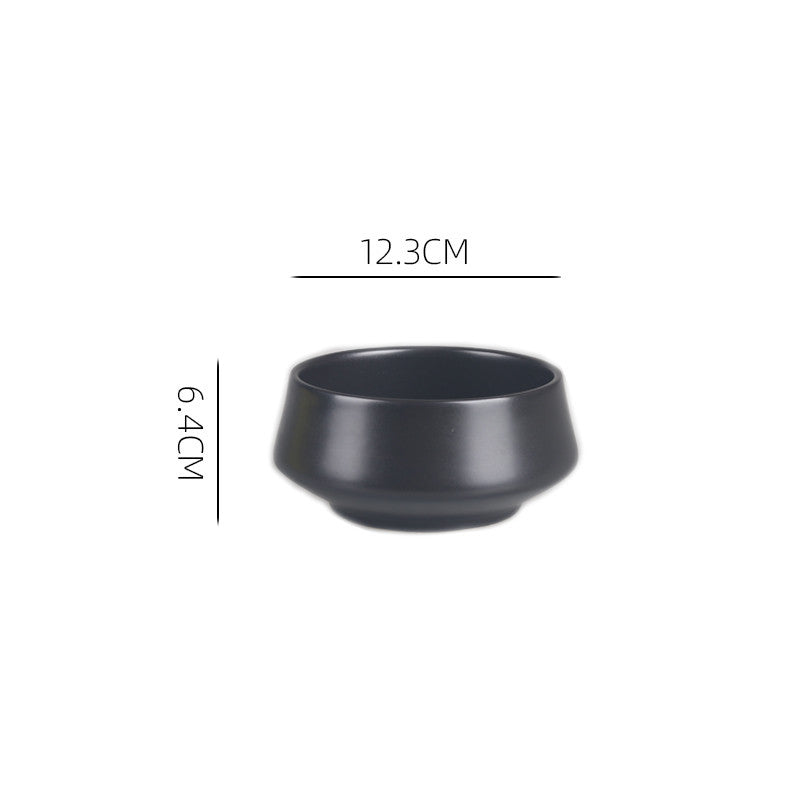 Japanese Ceramic Black Bowl