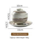 Japanese Ceramic Soup Bowl with Lid Tureen