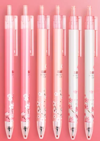 Pink Sakura Limited Edition Gel Pen - Cute Stationery