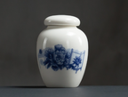 Japanese Tea Canister - Traditional Hand Painted Asian Storage Jar