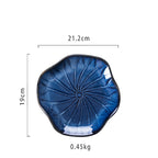 Japanese Ceramic Lotus Dinnerware Set