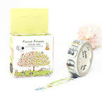Washi Tape with Romantic Cherry Blossom Design for DIY