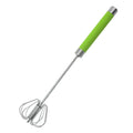 Push Whisk - Semi-Automatic Hand Whisk Tool - Kitchen Essential - 12-Inch Stainless Steel