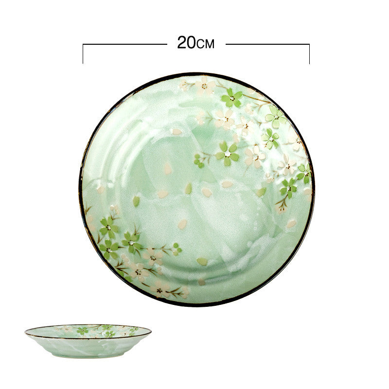 Sakura Blossom Underglaze Rice Bowl