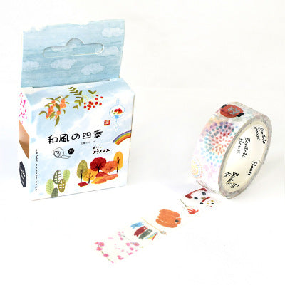 Washi Tape with Romantic Cherry Blossom Design for DIY