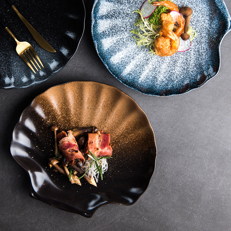 Japanese Seashell Plates