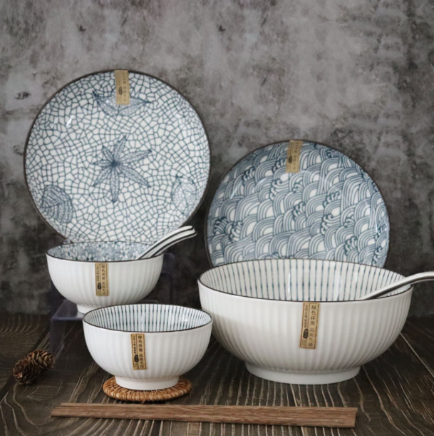 Japanese Ceramic Tableware Set