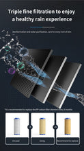 Load image into Gallery viewer, High Pressure Shower Head Adjustable 360° Rotation Turbine Water Saving Shower

