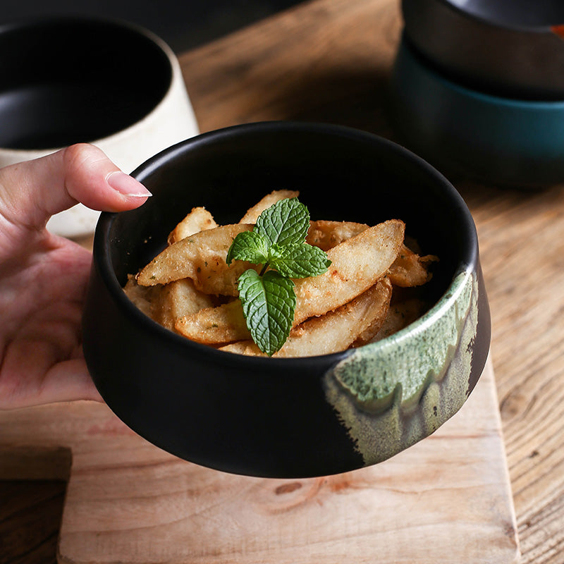 Japanese Hand Dipped Glazed Bowl