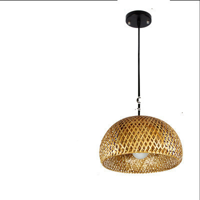 Bamboo Woven Chandelier