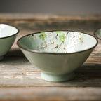 Sakura Blossom Underglaze Rice Bowl