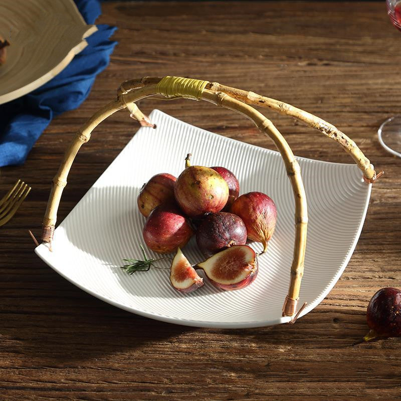 Japanese Ceramic Modern Plate - Fruit Bowl