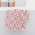 Blossom Pattern Hand Towel for Elegant Bathrooms