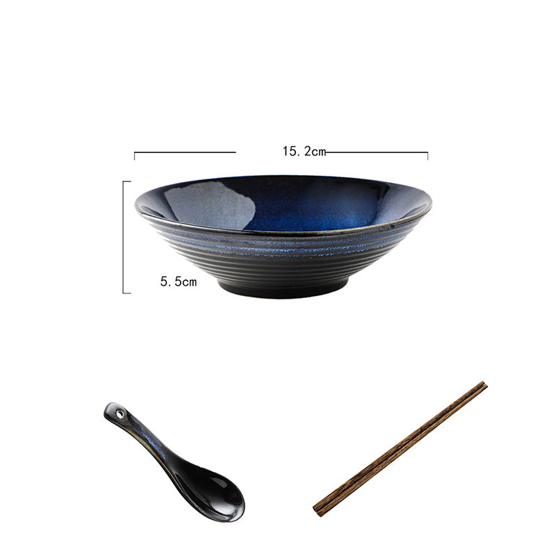 Japanese Style Large Noodle and Salad Bowl Set