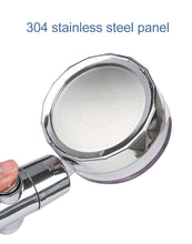 Load image into Gallery viewer, High Pressure Shower Head Adjustable 360° Rotation Turbine Water Saving Shower
