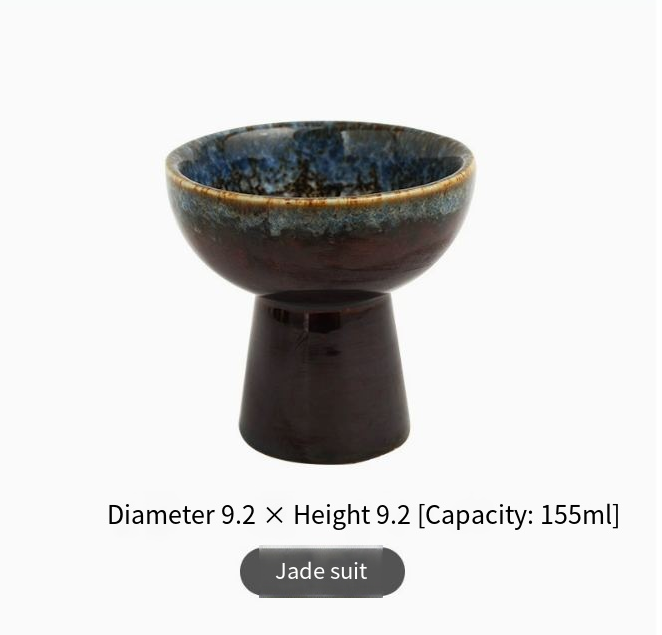 Japanese-style Ceramic Tall Bowl for Snacks