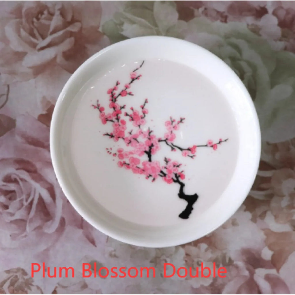 Hot & Cold Color Changing Dish - Japanese Sakura Cherry Blossom Tea Saucer